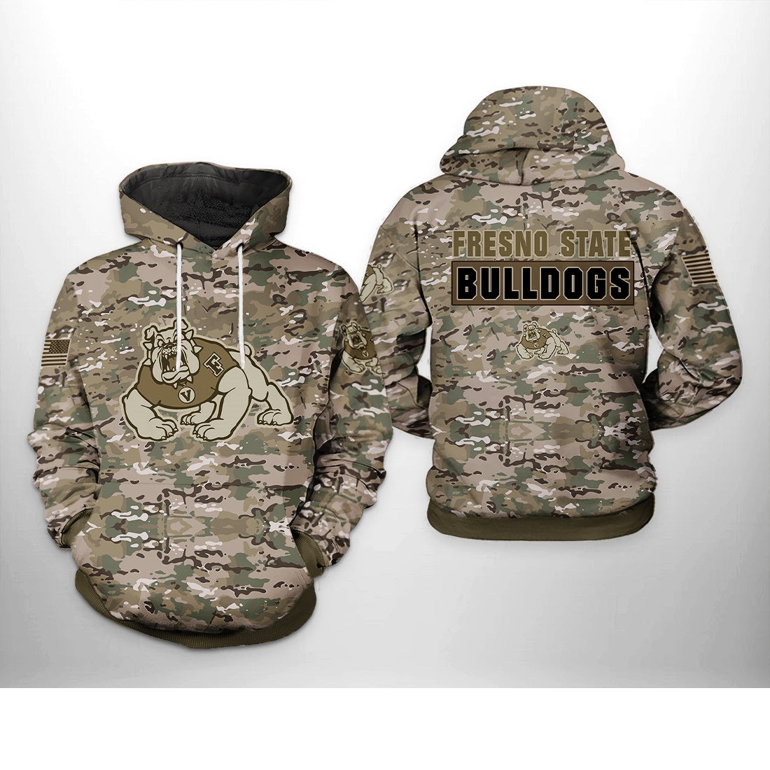 Middle Tennessee Blue Raiders Camo Hoodie - Raider Nation